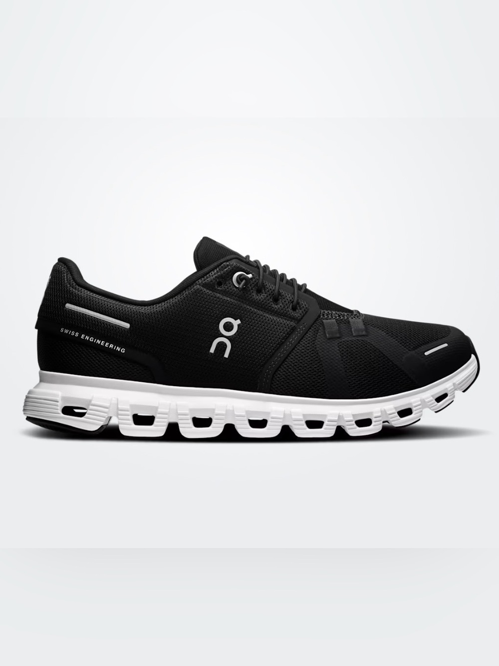 On clouds Running Black Athletic Running Sneakers